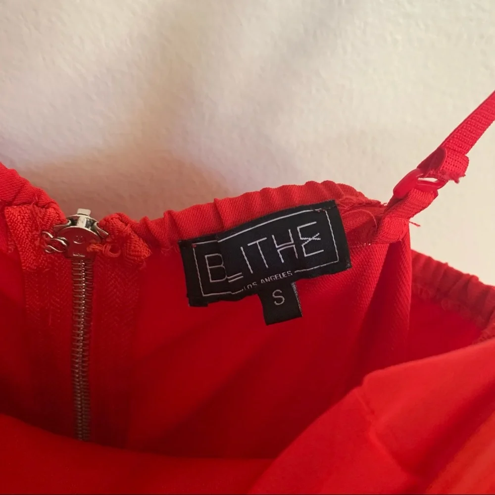 Blithe Red Romper - Picture 8 of 8